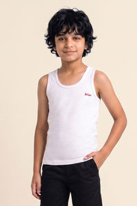 Lee Cooper Boys Solid Vest (Pack of 2) - Multicolor — thumbnail 2